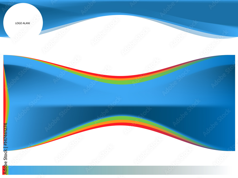 Presentation template colored Presentation template colored