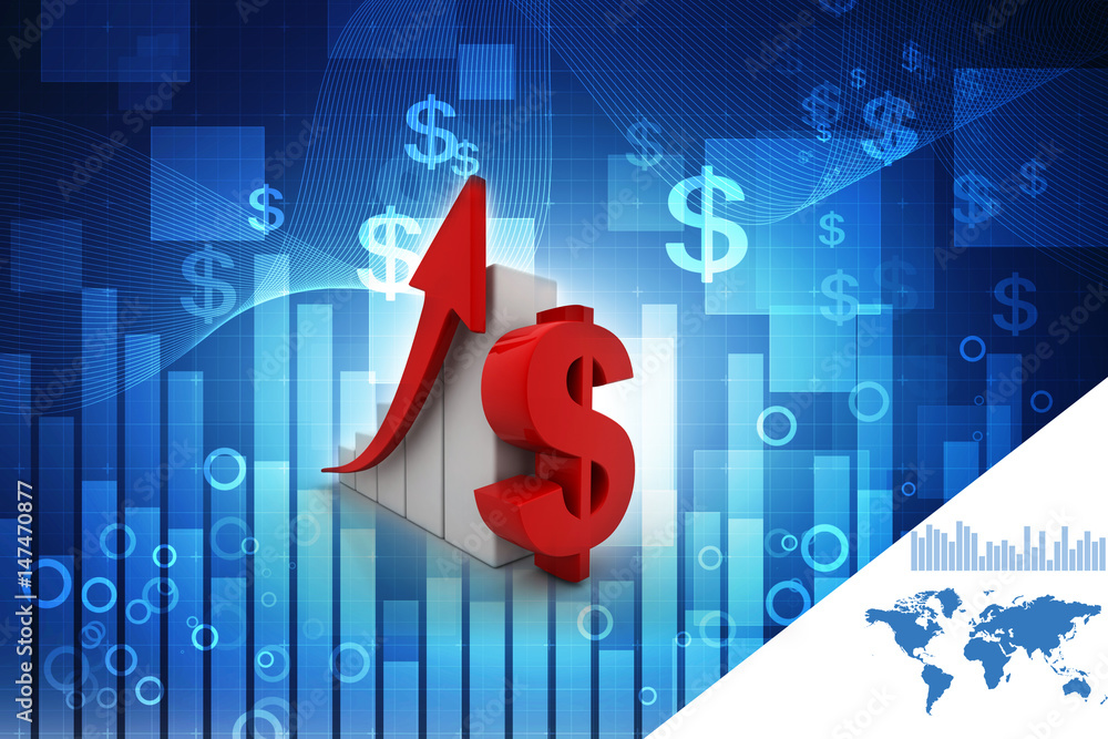 Stock market online business concept. business Graph Stock market online business concept. business Graph