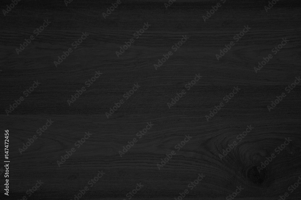 Obraz premium Black wood texture black background. Blank for design