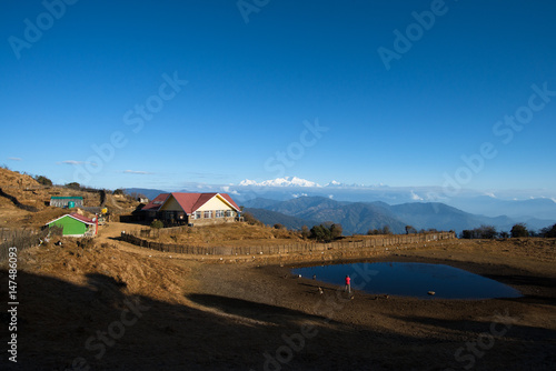 Campsite in the Singalila National Park, Tonglu, India