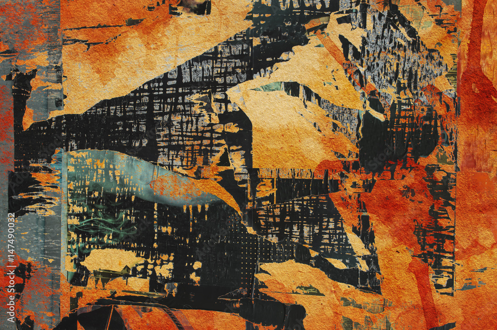 Fototapeta premium Grunge colorful background