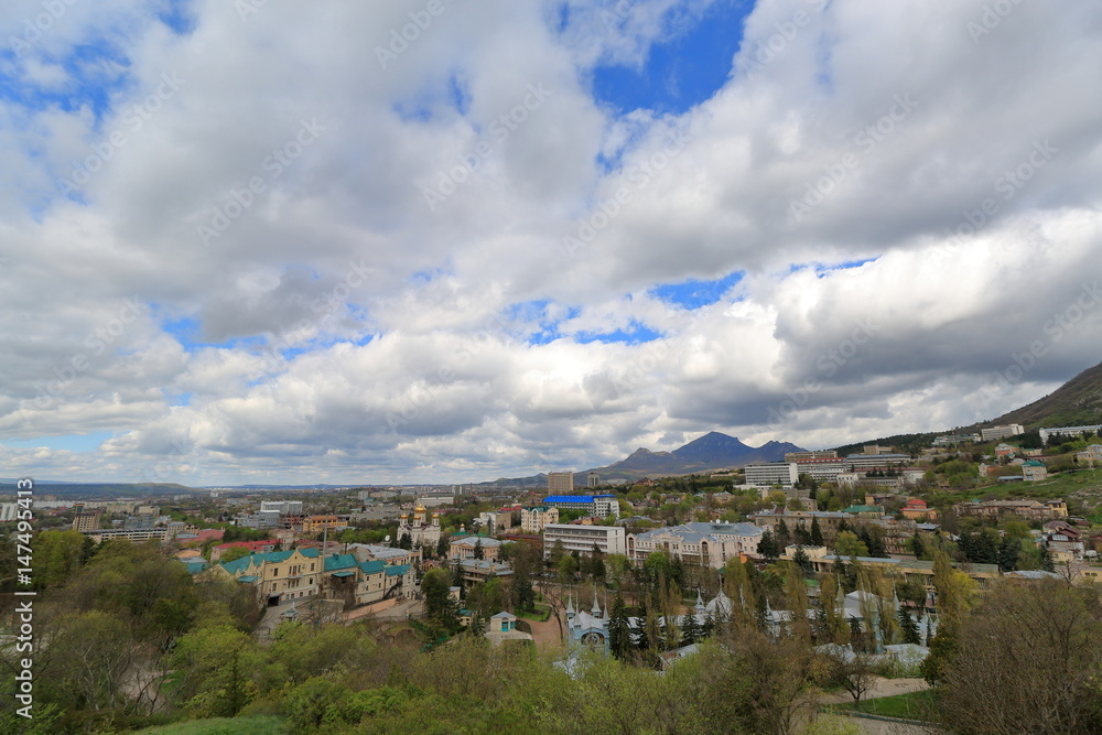 View of the resort town of Pyatigorsk. Russia