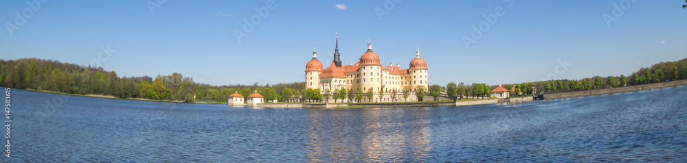 Panorama Schloss Moritzburg