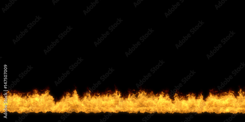 Black background with bottom fire stripe. Black background with bottom fire stripe.