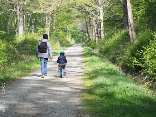 Obraz na płótnie Sortie en famille