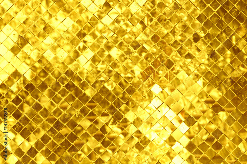 golden mosaic glass background golden mosaic glass background