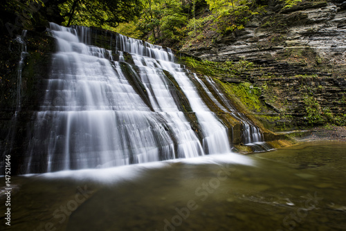 Upper Falls - Waterfall - Stony Brook State Park - New York