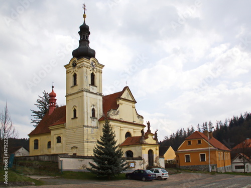 Kirche in Chocerady in Mittelböhmen