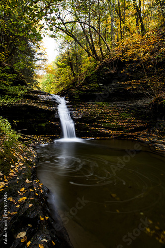 Fototapeta Naklejka Na Ścianę i Meble -  Falls of She-Qua-Ga Creek - Waterfall - New York