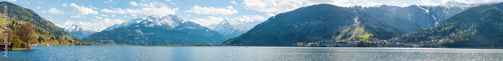 Summer panorama of Zell am See