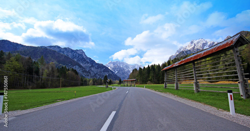 Planica near the borders of Slovenia, Austria and Italy photo