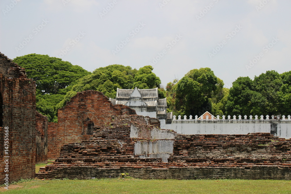 Ancient ruins of King Narai's Palace, Lopburi, Thailand