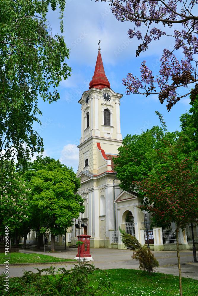 Naklejka premium Kikinda catholic church