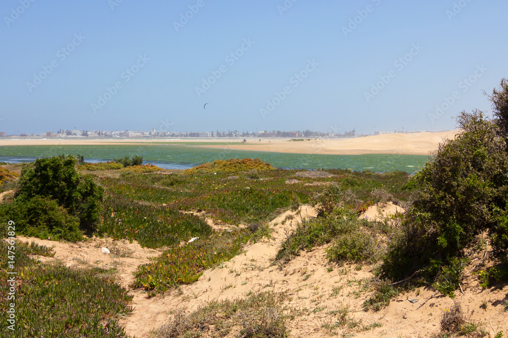 Plage d'Essaouira au Maroc