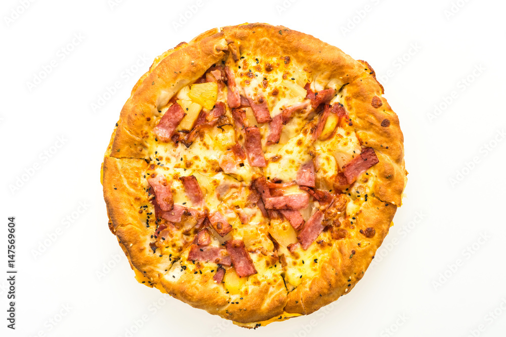 Pizza on wooden tray Pizza on wooden tray