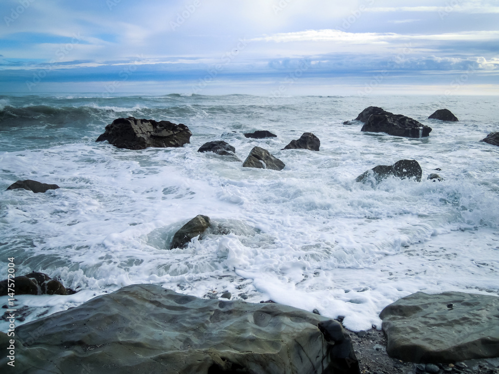 Obraz premium Galway Beach, New Zealand - Stock Photo