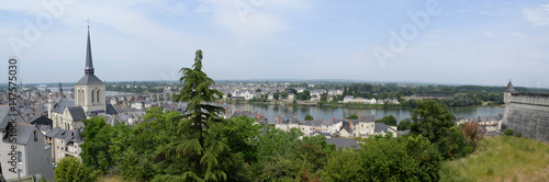 Panorama von Saumur an der Loire