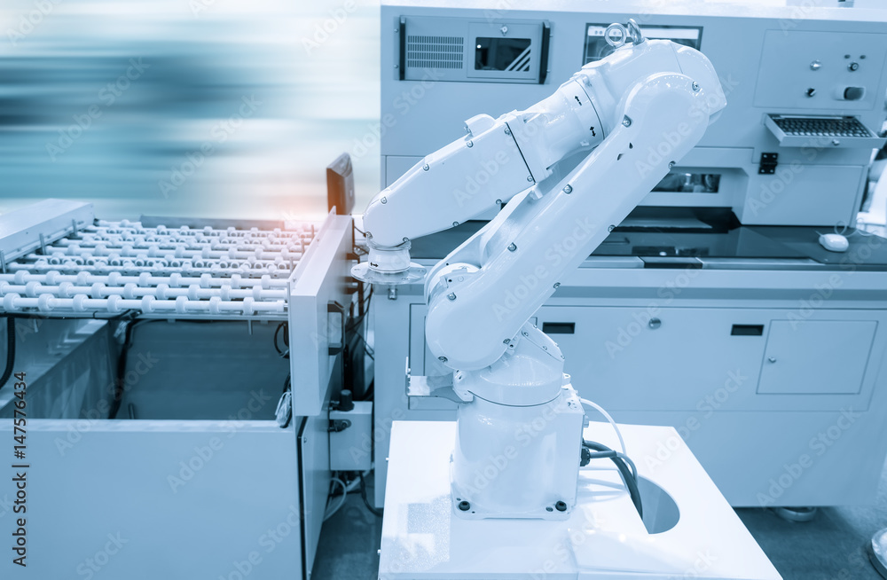 Mobile phone mold in Robotic machine system factory. Mobile phone mold in Robotic machine system factory.