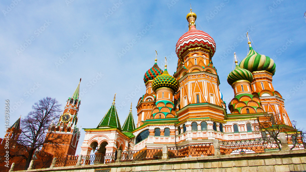 Obraz premium Moscow. Exterior of St. Basil’s Cathedral.