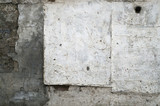 White wall with cracks