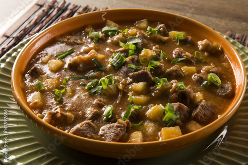 Rustic Stew meat with maniocs