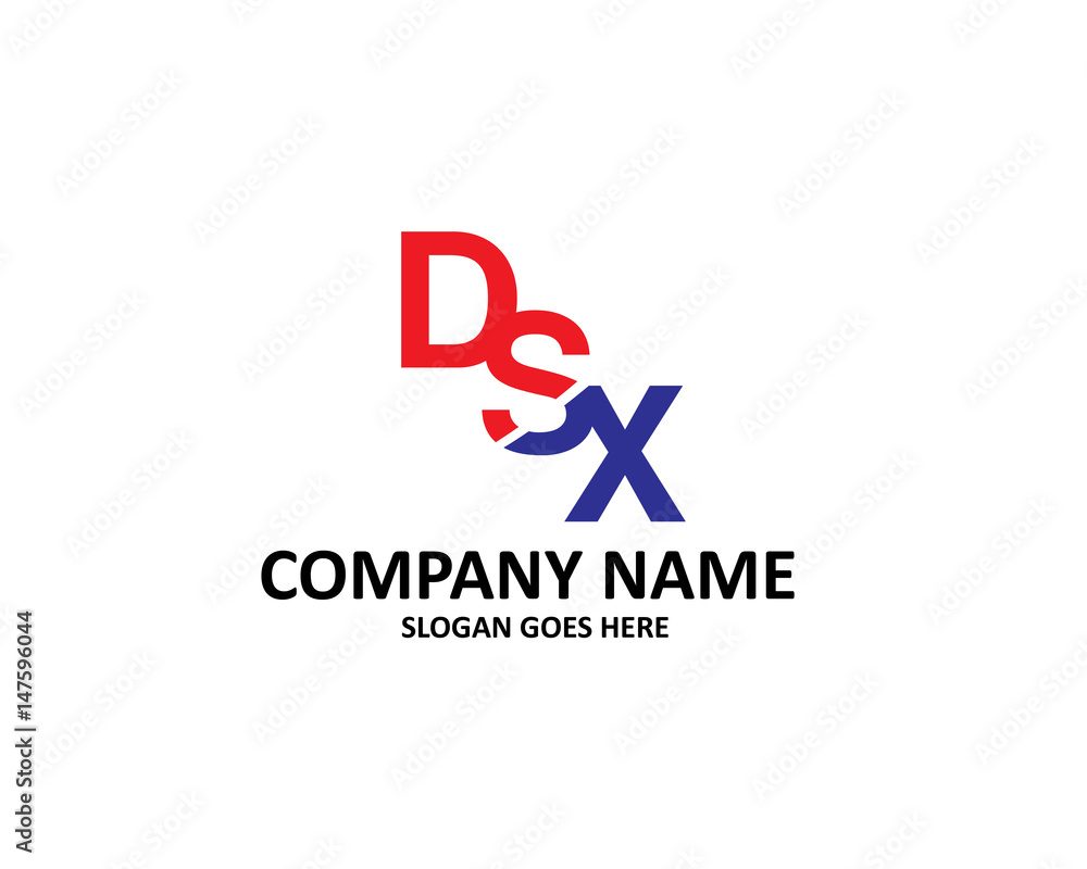 Obraz premium DSX Letter Logo