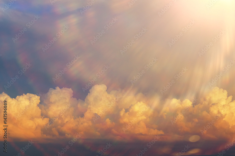 Fototapeta premium Heap of clouds in the sky