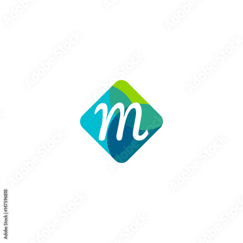 M Letter logo template