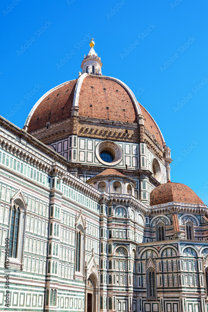 Facade of Cattedrale di Santa Maria del Fiore in Florence