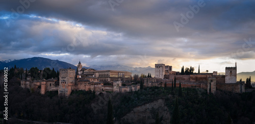 Alhambra de Granada, foto panorámica