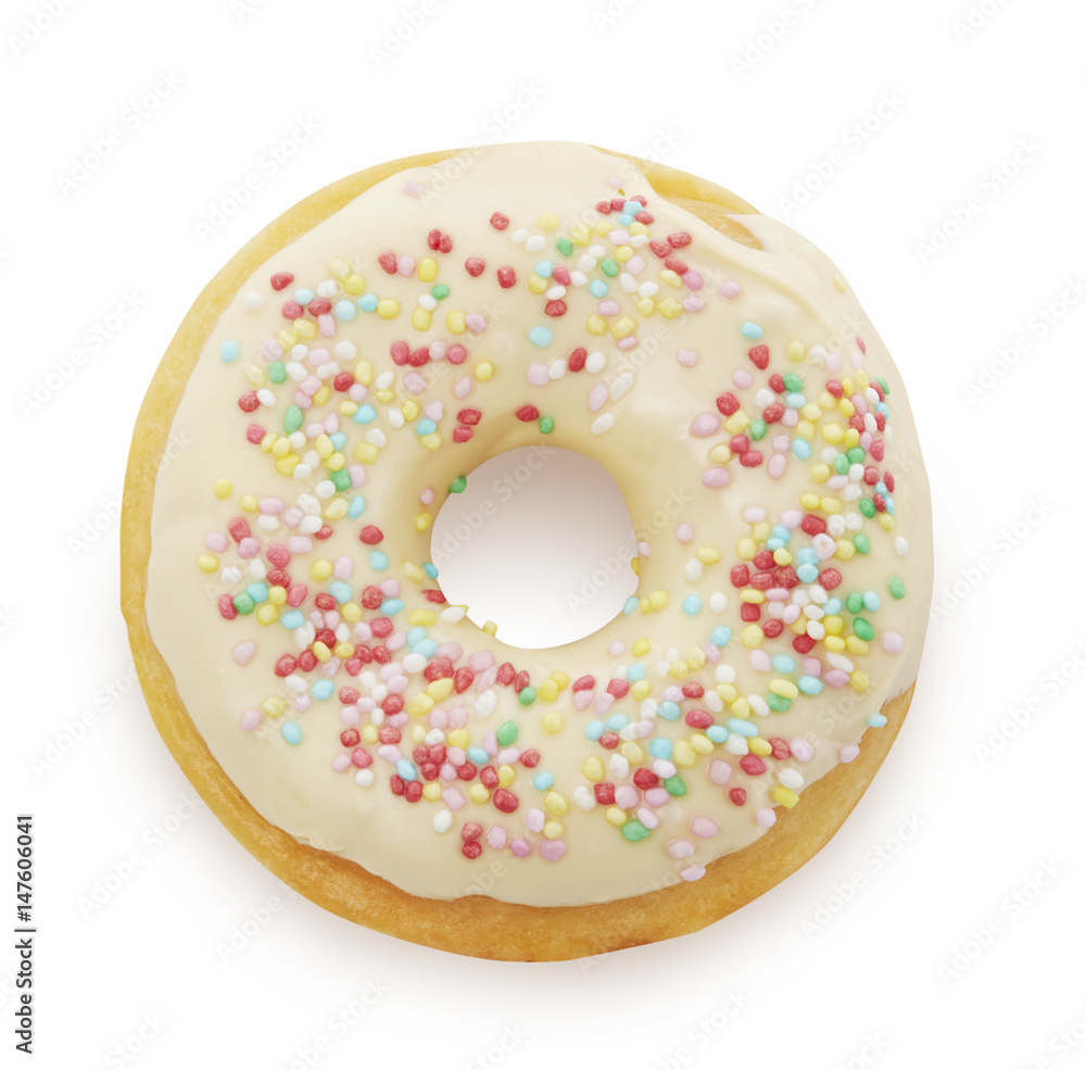 Donut with sprinkles Donut with sprinkles