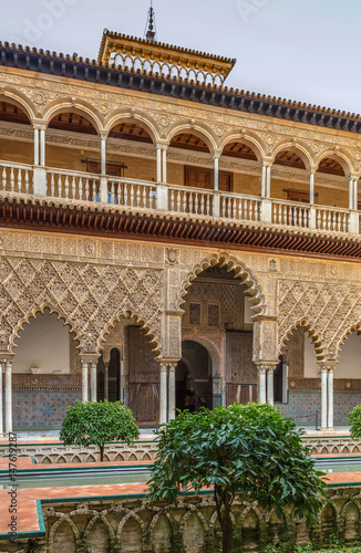 Patio de las Doncellas, Seville, Spain