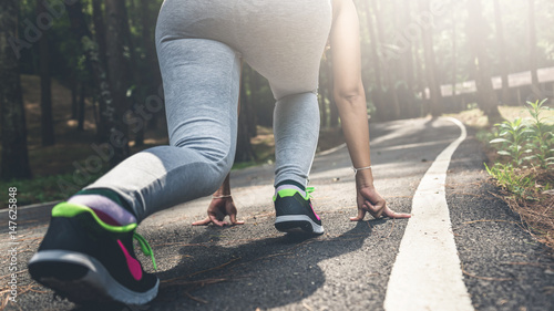 Women do if they prepare to run to exercise.
