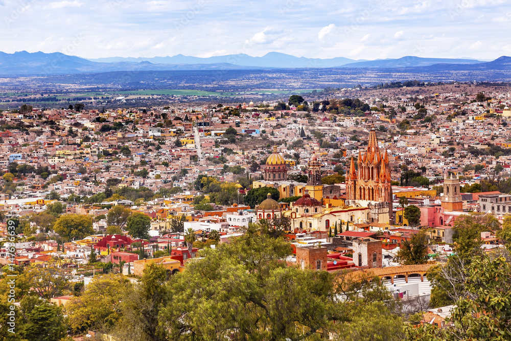 San Miguel de Allende Mexico Miramar Overlook Parroquia
