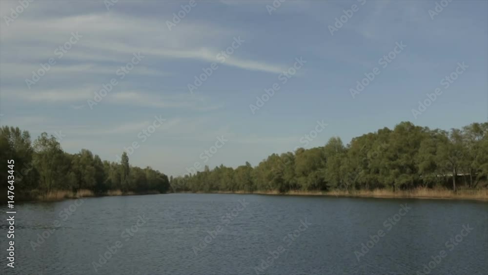 Lake in the daytime, wide angle Lake in the daytime, wide angle