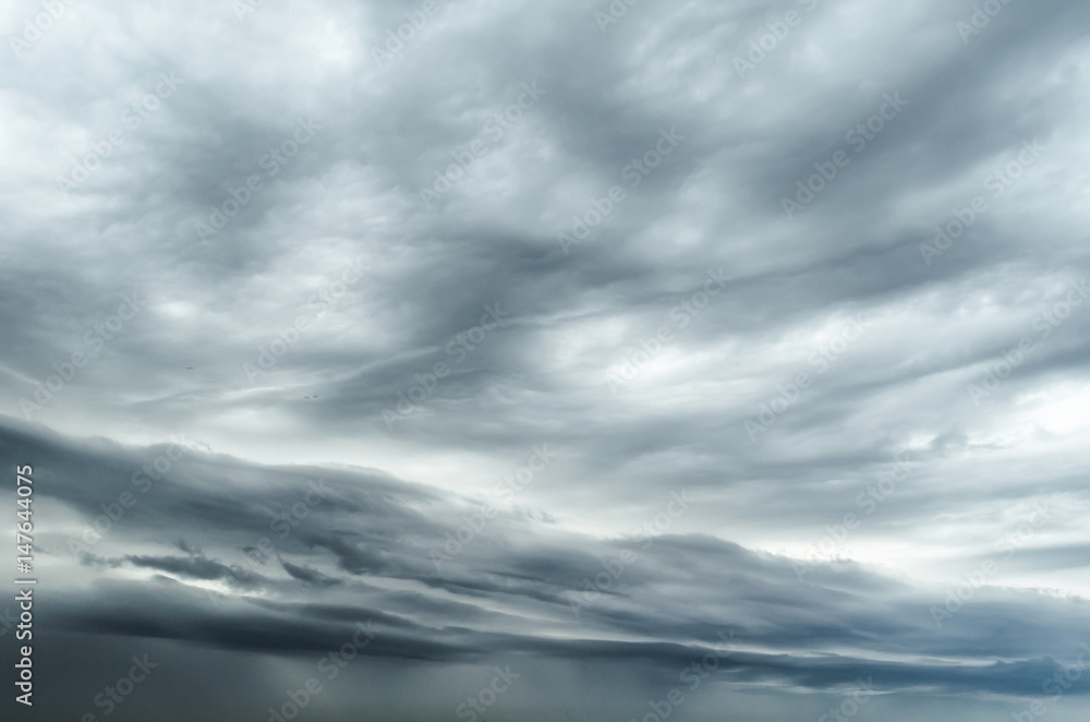 Textured gray sky before rain thunderstorm with bad weather. Textured gray sky before rain thunderstorm with bad weather.
