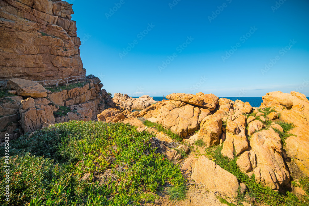 Scenic shore in Sardegna