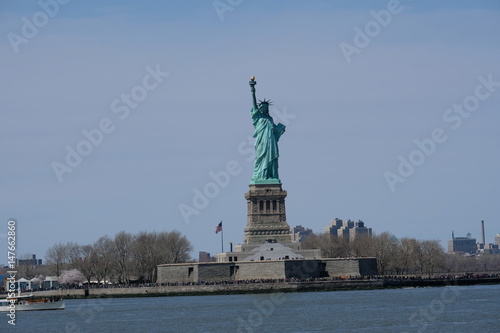 Statue of Liberty with beautiful weather