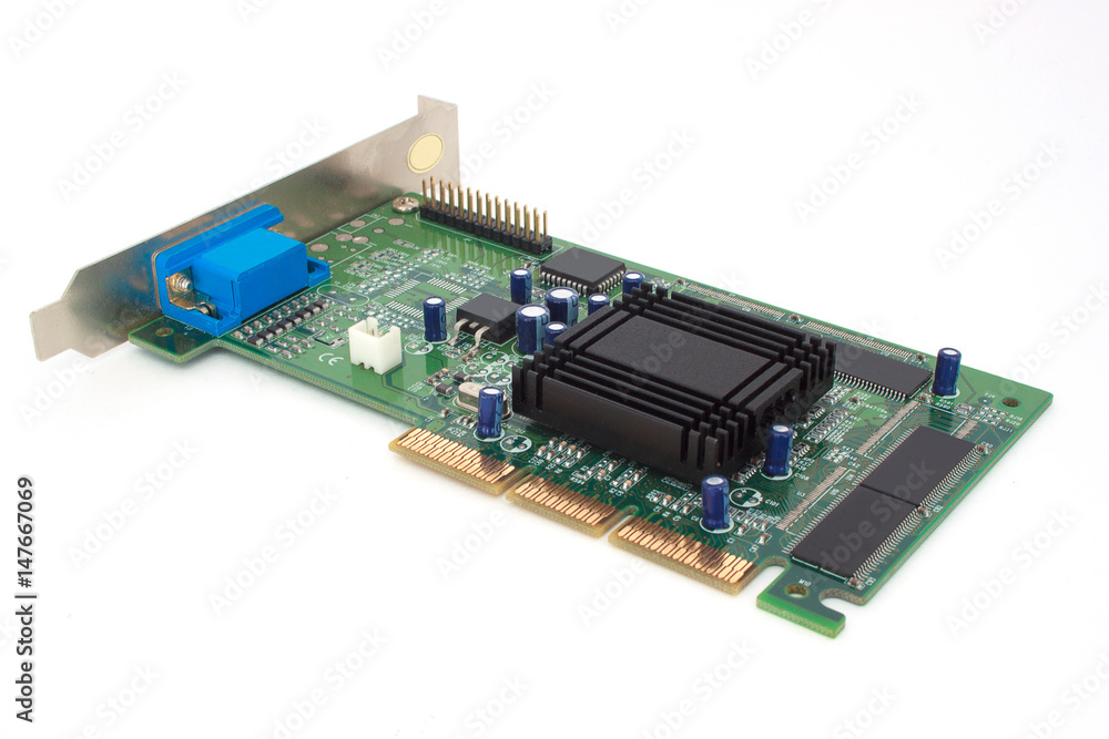 Graphic card for modern personal computer. Graphic card for modern personal computer.