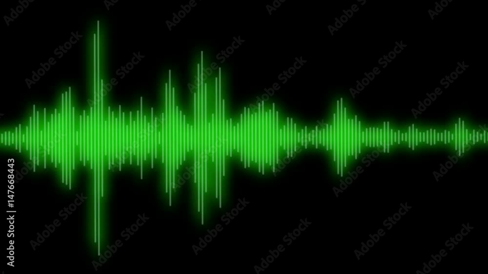 Shining Equalizer Audio Spectrum Green Dinamic Waves Background Shining Equalizer Audio Spectrum Green Dinamic Waves Background