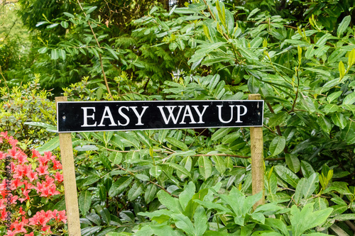 Easy Way Up Sign