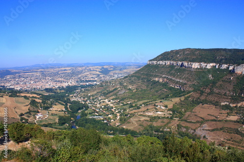 Paysage de l Aveyron en Occitanie dans le sud de la France