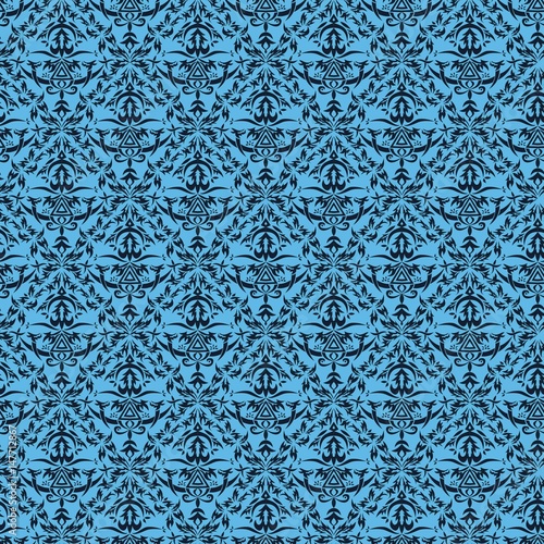 Seamless wallpaper blue