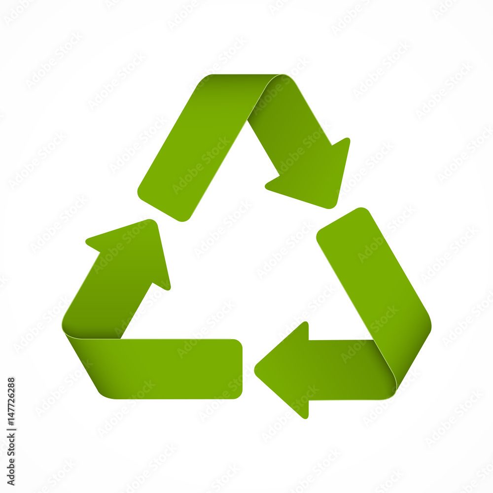 Recycle sign. Vector illustration. Recycle sign. Vector illustration.