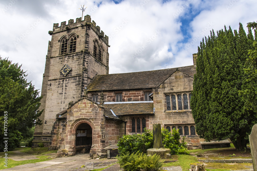  Set in the rural countryside of Nether Alderley this Traditional Church and Schoolhouse is the 14th century church of St.Marys. 