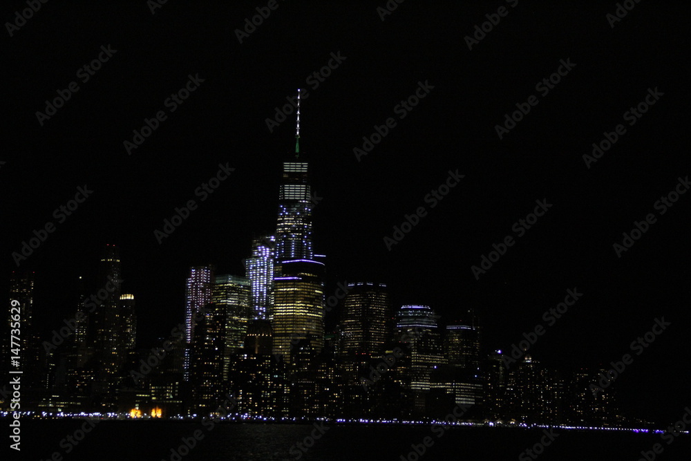 Fototapeta premium New York skyline at night