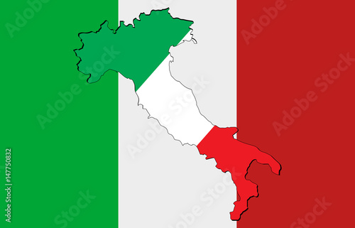 National Italy flag photo