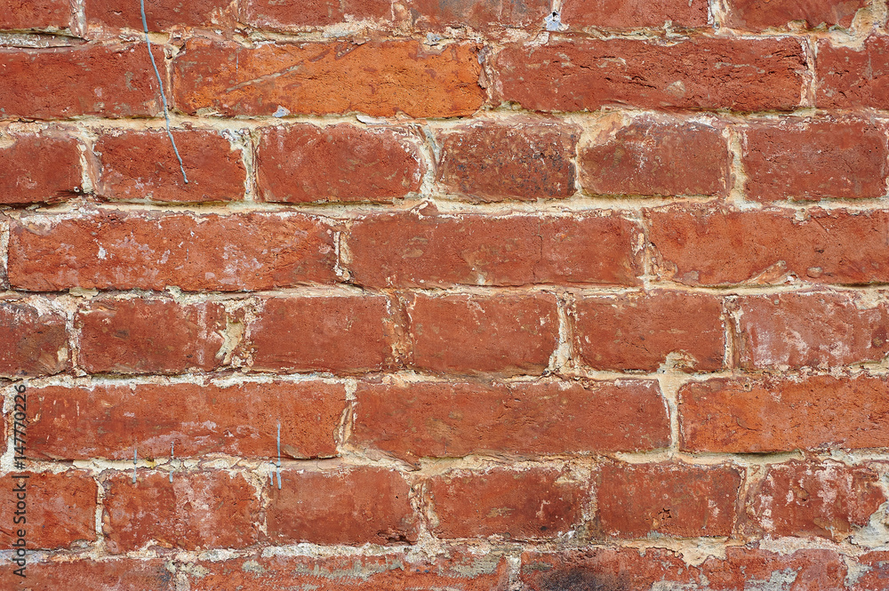 Obraz premium Old red brickwork
