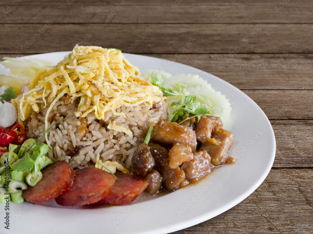Fried Rice with Shrimp Paste (THAI Style Food) Fried Rice with Shrimp Paste (THAI Style Food)