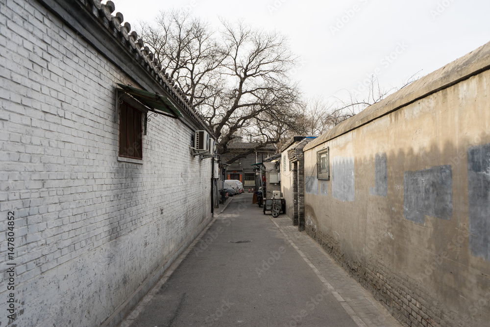 Hutong street in Beijing